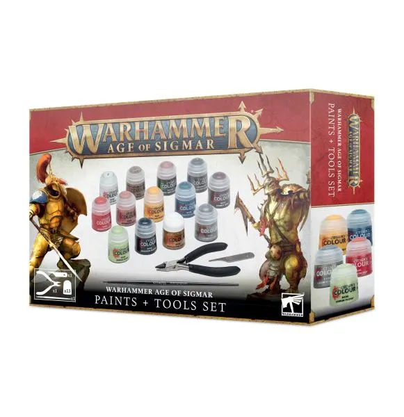 Warhammer Age of Sigmar: Paints & Tools (80-17)